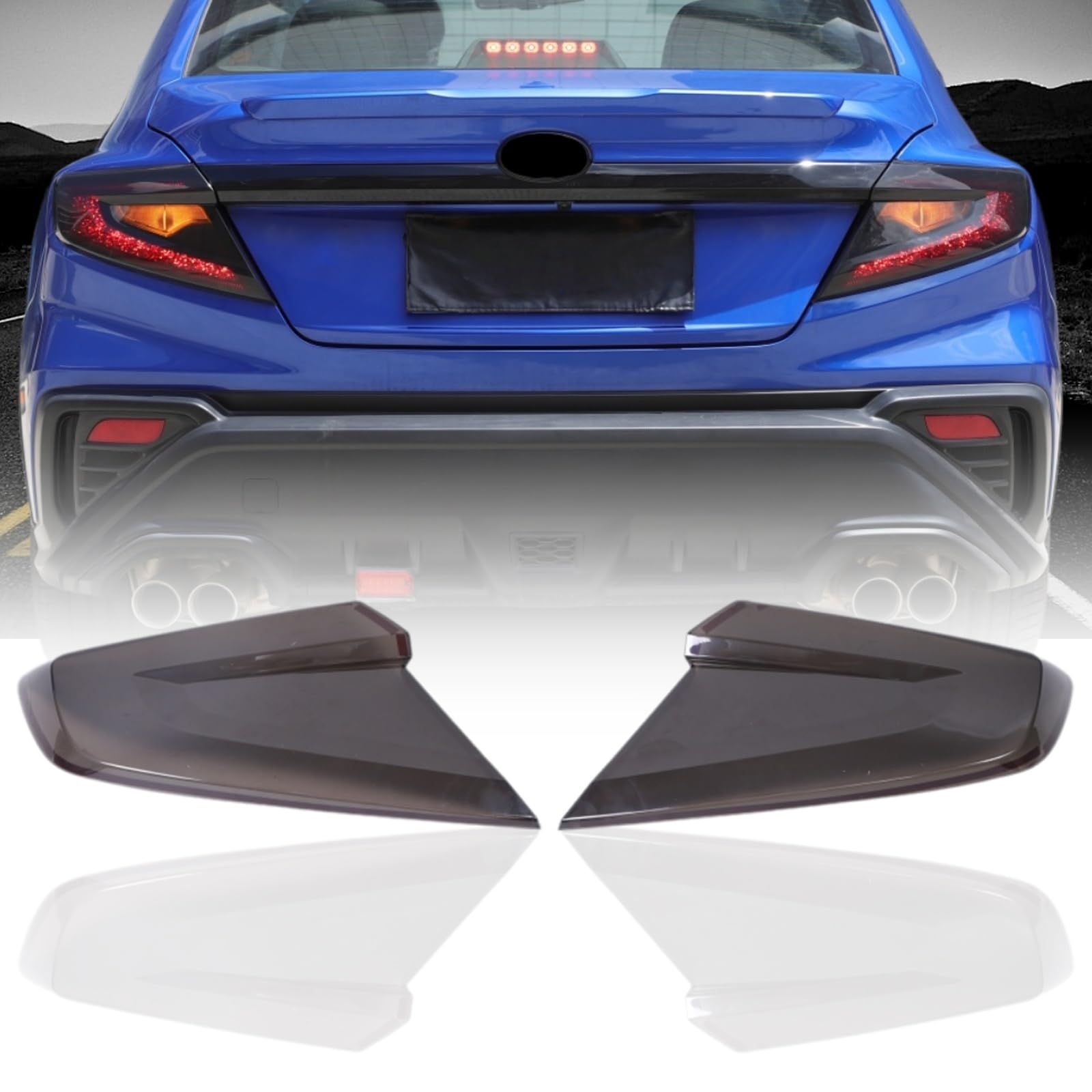 スバル WRX 2022年?現行に専用 リアテールランプカバー ウィンカー保護シェル テールランプシェル テールライト スモークカバー ヘッドライトカバー ウィンカーシェル テールライトシェル 保護カバー 外装パーツ カー用品 2点セットts 2fb60d17