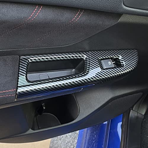 【HIGH FLYING 】スバル WRX S4 VAG WRX STI VAB レヴォーグ VMG /VM4 前期(A/B/C型)/インプレッサ GP GJ系に適用カーボン調ドアスイッチパネル ウインドウ リフト ボタン フレーム 窓装飾保 63749f4e