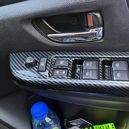 【HIGH FLYING 】スバル WRX S4 VAG WRX STI VAB レヴォーグ VMG /VM4 前期(A/B/C型)/インプレッサ GP GJ系に適用カーボン調ドアスイッチパネル ウインドウ リフト ボタン フレーム 窓装飾保 63749f4e