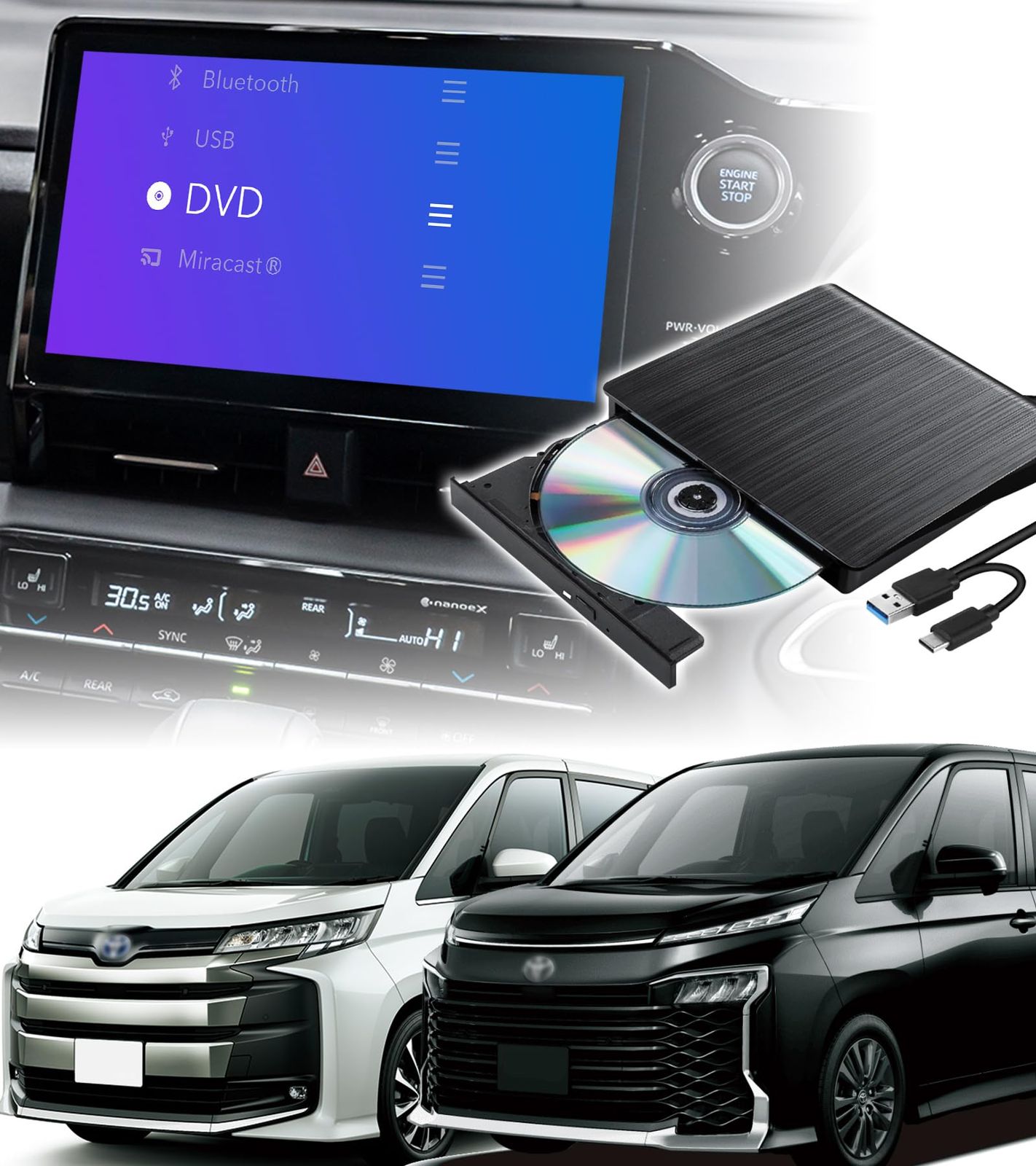 【ノア/ヴォクシー適用】 OMEGATECH【国内正規品】 車載DVDプレーヤー 車用CDプレーヤー 純正ディスプレイオーディオ カーオーディオプレーヤー プラグアンドプレイ R7.9~ ノア90系 ヴォクシー90系 対応 期間限定ケース/延 9b5170f6 【ノア/ヴォクシー適用】 OMEGATECH【国内正規品】 車載DVDプレーヤー 車用CDプレーヤー 純正ディスプレイオーディオ カーオーディオプレーヤー プラグアンドプレイ R7.9~ ノア90系 ヴォクシー90系 対応 期間限定ケース/延 9b5170f6