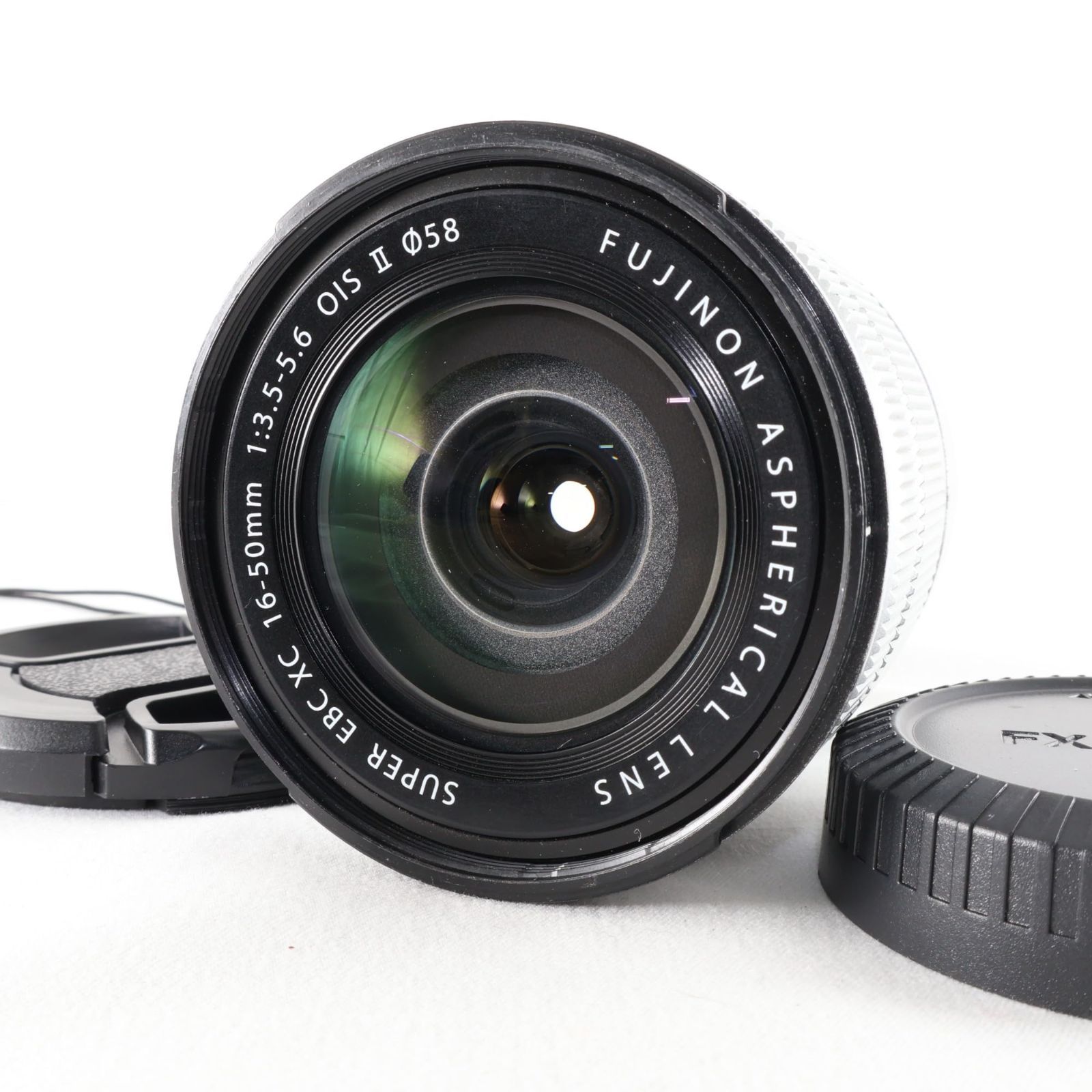 【美品】Fujifilm XC 16-50mm F3.5-5.6 OIS ズームカメラレンズ シルバー