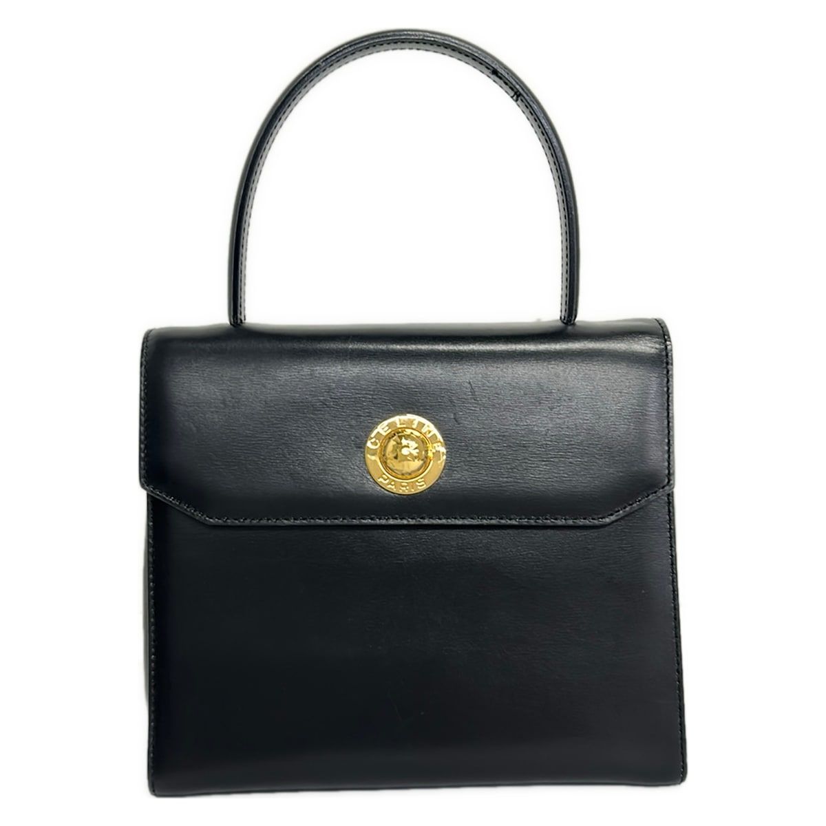CELINE(セリーヌ) ハンドバッグ スターボール 黒 レザー