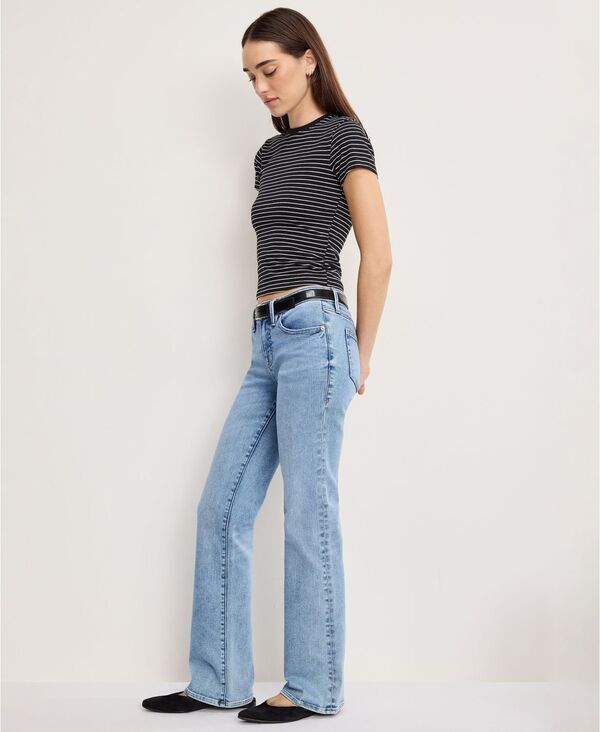 グッドアメリカン レディース シューズ ブーツ・レインブーツ ローライズ ジーンズ Good American Womens LowRise Boot Jeans Blue ブルー グッドアメリカン レディース シューズ ブーツ・レインブーツ ローライズ ジーンズ Good American Womens LowRise Boot Jeans Blue ブルー