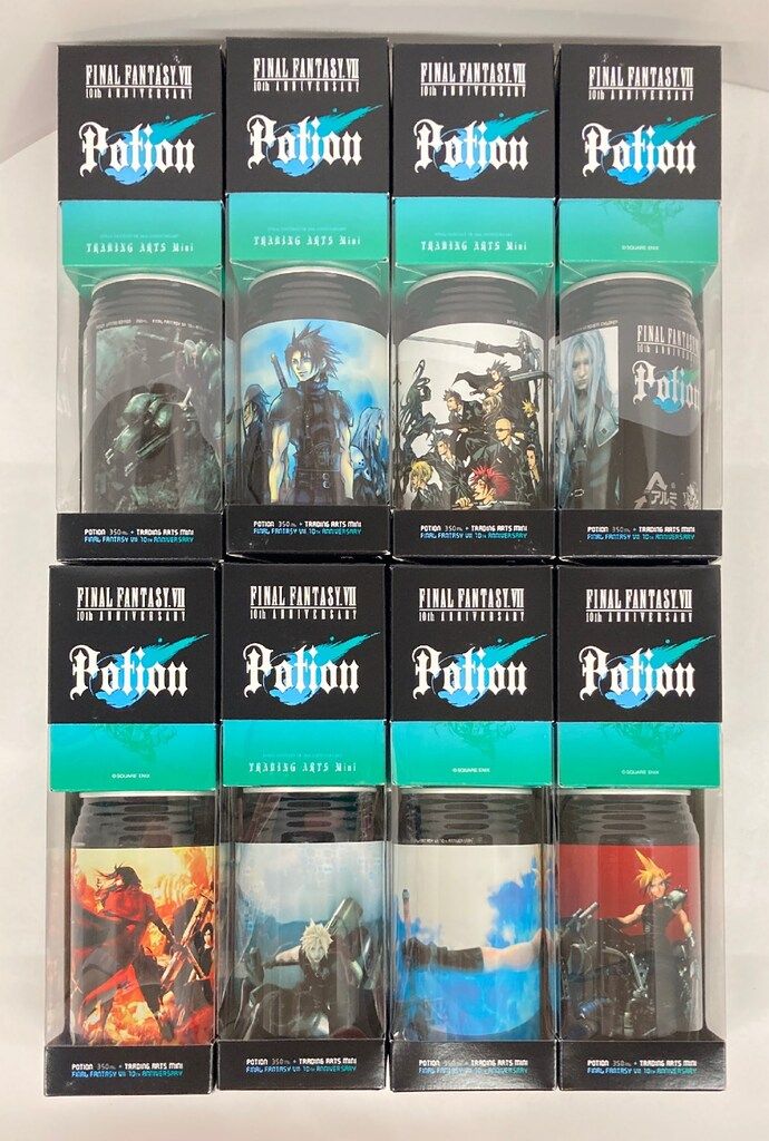 スクウェア・エニックス FINAL FANTASYVII POTION with TRADING ARTS Mini 全8種セット