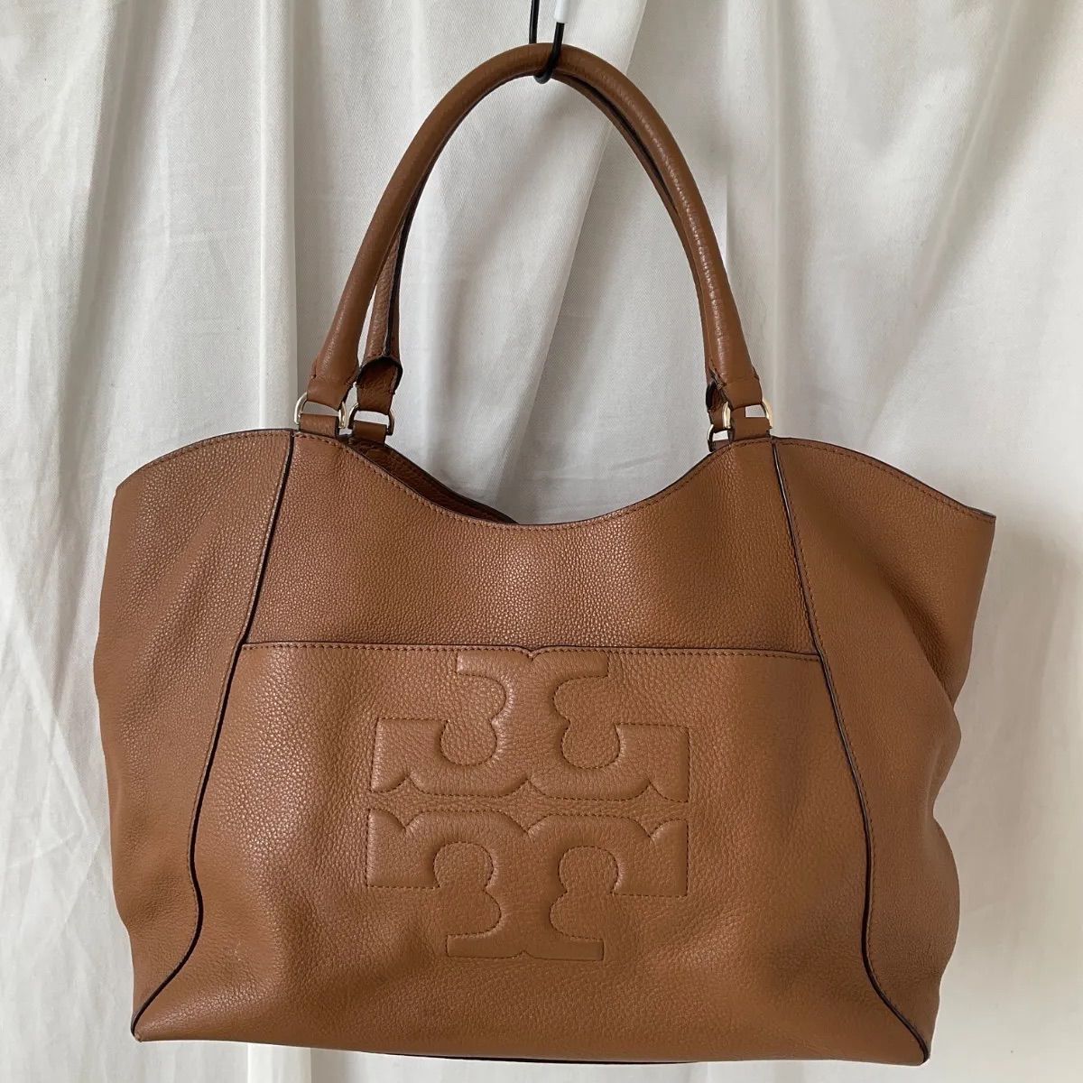TORY BURCH トリーバーチ レザー トートバッグ ブラウン系 - メルカリ