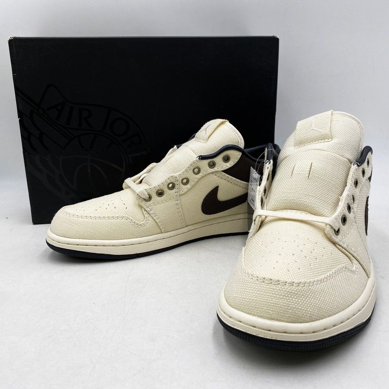 【中古美品】 NIKE ナイキ IB8058-110 AIR JORDAN 1 LOW PRM エア ジョーダン ワン ロー プレミアム スニーカー シューズ 靴 【160-260618-cs-02-izu】
