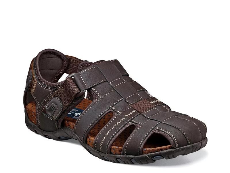 ノンブッシュ メンズ シューズ サンダル Nunn BushRio Bravo Fisherman Sandal Dark Brown ブラウン