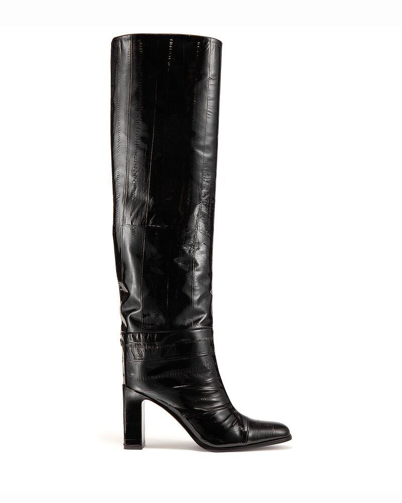 ジミーチュー レディース シューズ ブーツ・レインブーツ Jimmy Choo Womens Caly Over The Knee 85 Boots Black ブラック