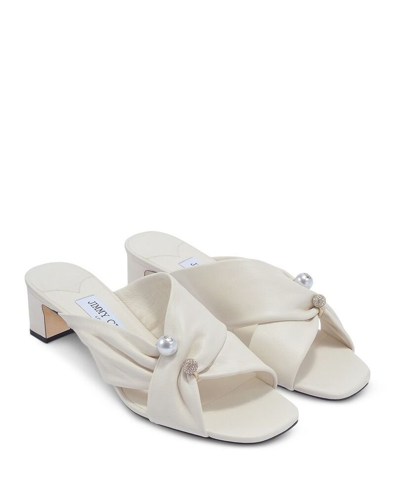 ジミーチュー レディース シューズ サンダル Jimmy Choo Womens Rafi 45 Sandals Latte