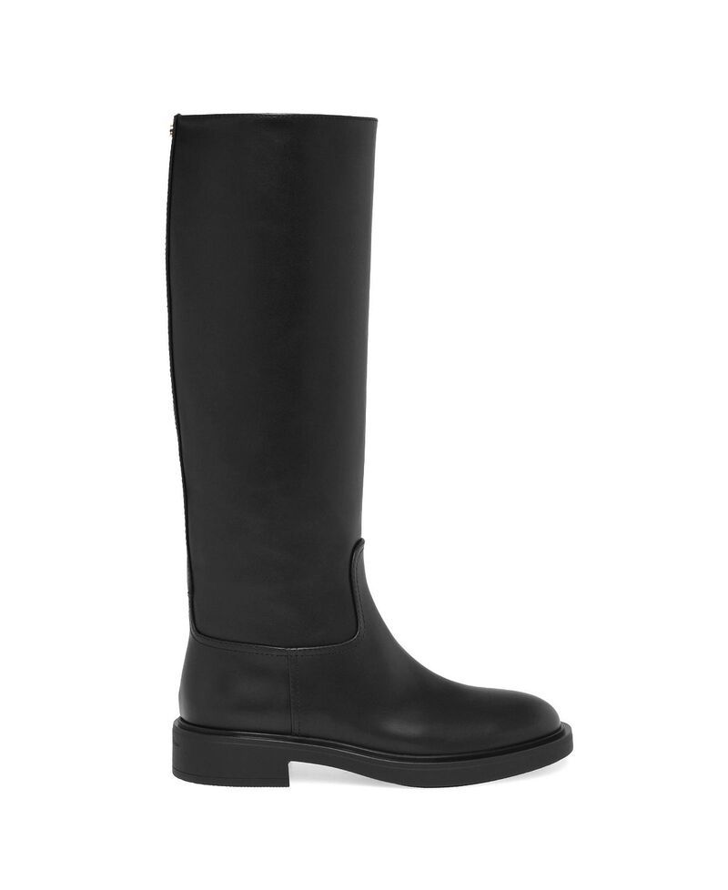 ジャンヴィト ロッシ レディース シューズ ブーツ・レインブーツ Gianvito Rossi Womens Ascott Boots Black Calf Leather ブラック