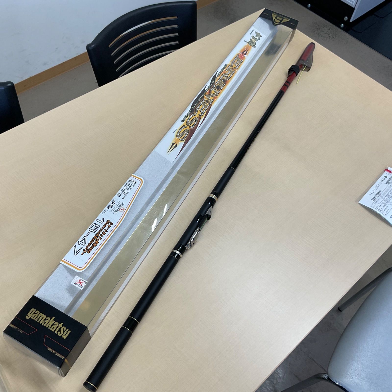 がまかつエリネスERINESS 磯竿 ケース付き がまかつ がま磯 エリネス 1.5号 4.7m デッドストック 磯竿 - メルカリ