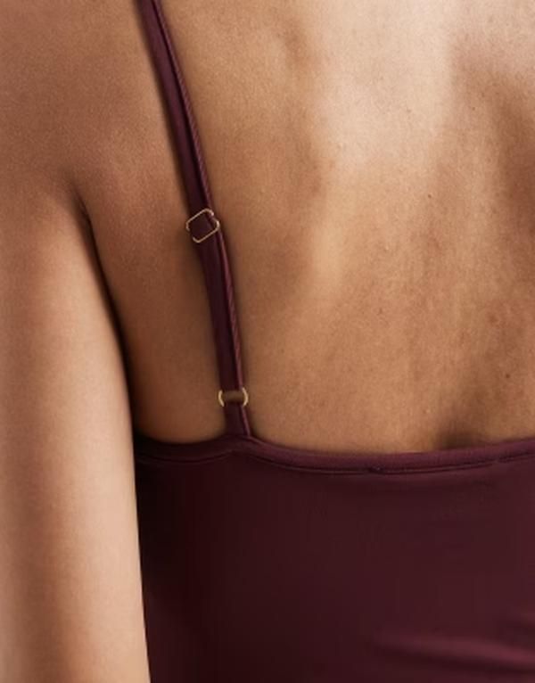 コットンオン レディース トップス ワンピース ミニ Cotton hold me mini dress in blackberry