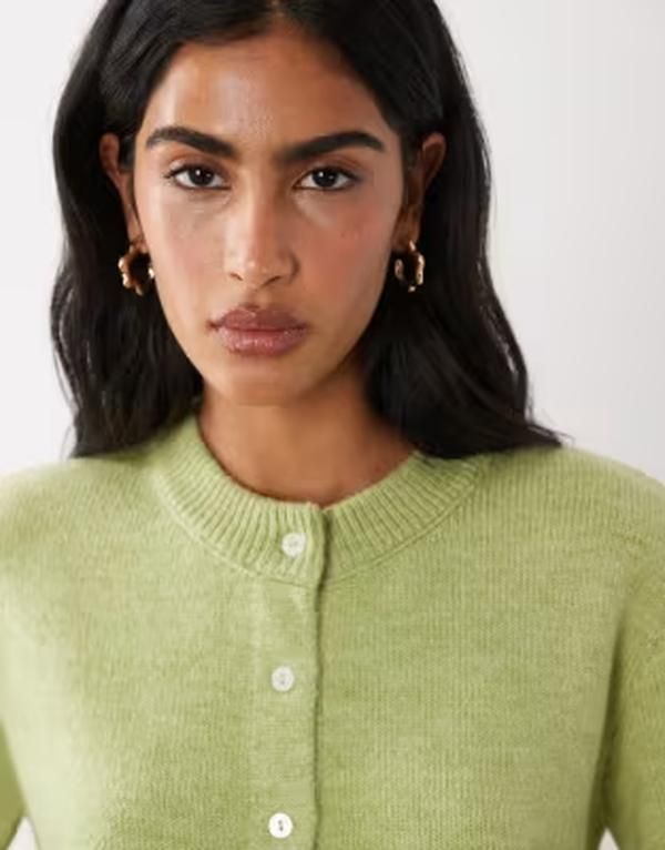 エイソス レディース アウター カーディガン ASOS DESIGN lightweight relaxed short sleeve cardigan in pistachio エイソス レディース アウター カーディガン ASOS DESIGN lightweight relaxed short sleeve cardigan in pistachio