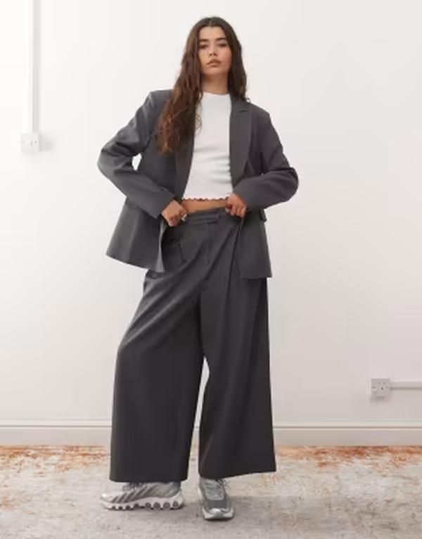 リクレイム ヴィンテージ レディース アウター ジャケット・ブルゾン ブレザー Reclaimed Vintage tailored single breasted oversized slouchy