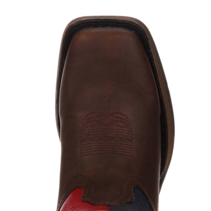 ドゥランゴ レディース シューズ ブーツ・レインブーツ Lil Durango Kids Texas Flag Western Boots Brown ブラウン