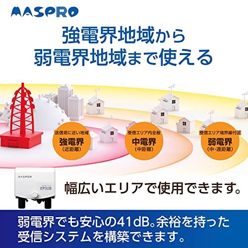 マスプロ電工 ＵＨＦブースター EP3UBJu