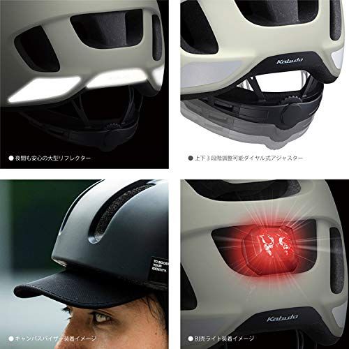オージーケーカブト(OGK KABUTO) 自転車 ヘルメット キャンバスアーバン サイズ:M/L (57-59?) JCF推奨Ju オージーケーカブト(OGK KABUTO) 自転車 ヘルメット キャンバスアーバン サイズ:M/L (57-59?) JCF推奨Ju