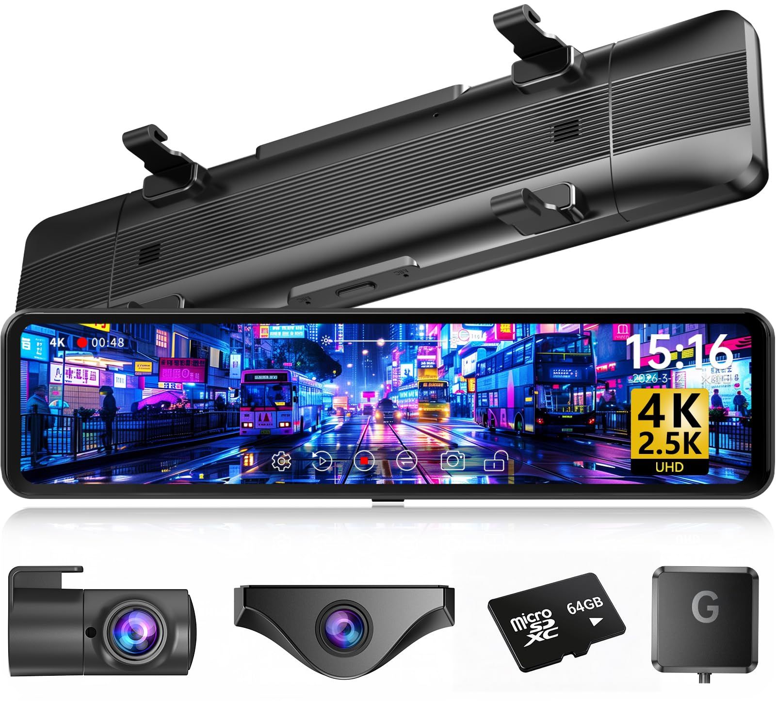 Changer ドライブレコーダー ミラー型 分離 【前方4K/後方2.5K&11インチ分離型】 ズーム機能 フロントカメラ分離式 GPS搭載 Type-C電源 上下+左右画像逆転可 バック連動 24時間駐車監視 バック連動 フロントカメラ360°回転可 Ju Changer ドライブレコーダー ミラー型 分離 【前方4K/後方2.5K&11インチ分離型】 ズーム機能 フロントカメラ分離式 GPS搭載 Type-C電源 上下+左右画像逆転可 バック連動 24時間駐車監視 バック連動 フロントカメラ360°回転可 Ju