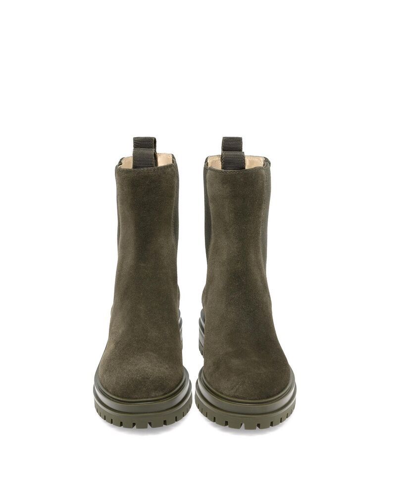 ジャンヴィト ロッシ レディース シューズ ブーツ・レインブーツ Gianvito Rossi Womens Chester Booties Green Suede Leather グリーン