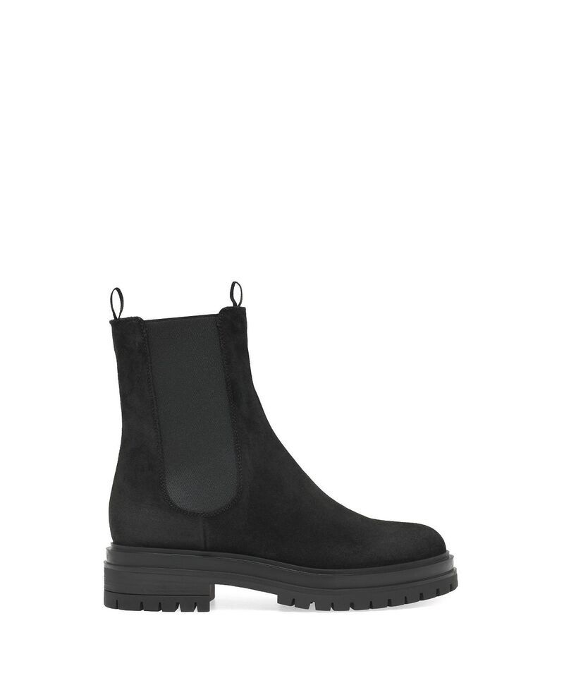 ジャンヴィト ロッシ レディース シューズ ブーツ・レインブーツ Gianvito Rossi Womens Chester Booties Black Suede Leather ブラック ジャンヴィト ロッシ レディース シューズ ブーツ・レインブーツ Gianvito Rossi Womens Chester Booties Black Suede Leather ブラック