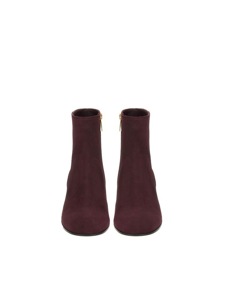 ジャンヴィト ロッシ レディース シューズ ブーツ・レインブーツ Gianvito Rossi Womens Joelle 45 Booties Red Suede Leather レッド