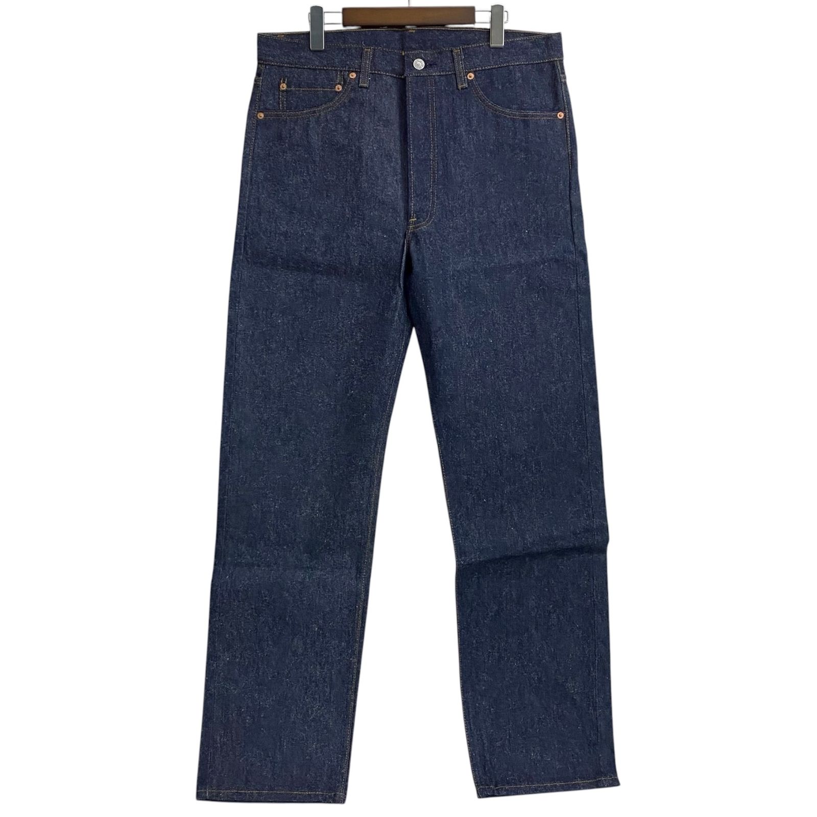 リーバイス Levi's 90's USA製 501xx 赤文字 ノンウォッシュ NOS 濃紺 デニム ブルー W35 L33サイズ 201MB-1525 VB