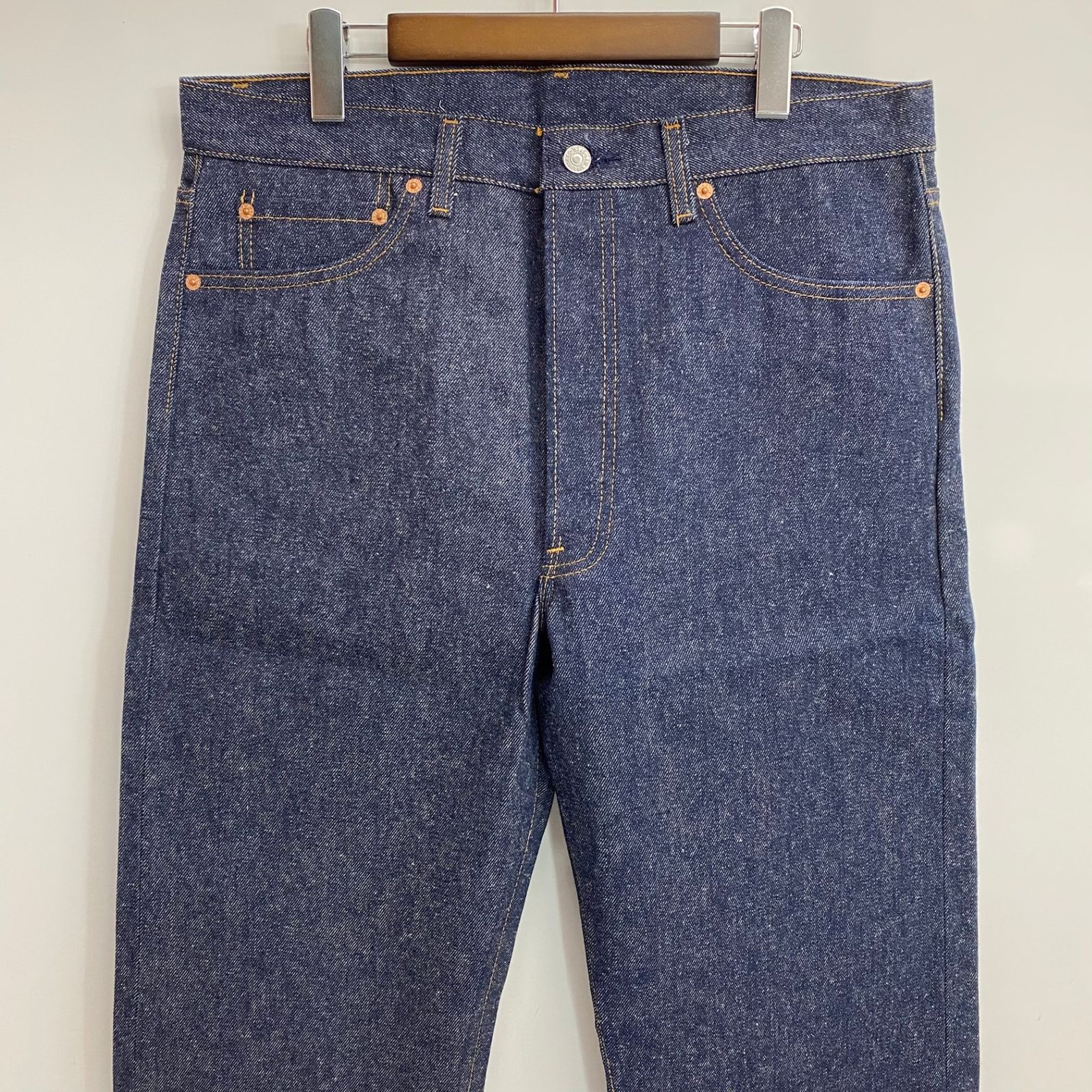リーバイス Levi's 90's USA製 501xx 赤文字 ノンウォッシュ NOS 濃紺 デニム ブルー W35 L33サイズ 201MB-1525 VB