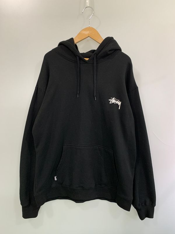 【中古品】 STUSSY ステューシー FIRE DICE FLEECE HOODIE ファイアー ダイス エフェクト フーディ パーカー トップス 【142-260618-jt-30-min】