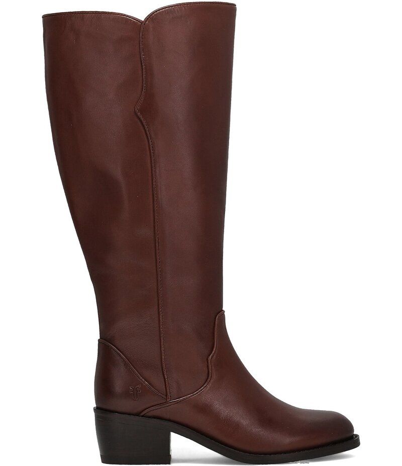 フライ レディース シューズ ブーツ・レインブーツ トール レザー Frye Carson 2 Piping Leather Tall Bootsaddle