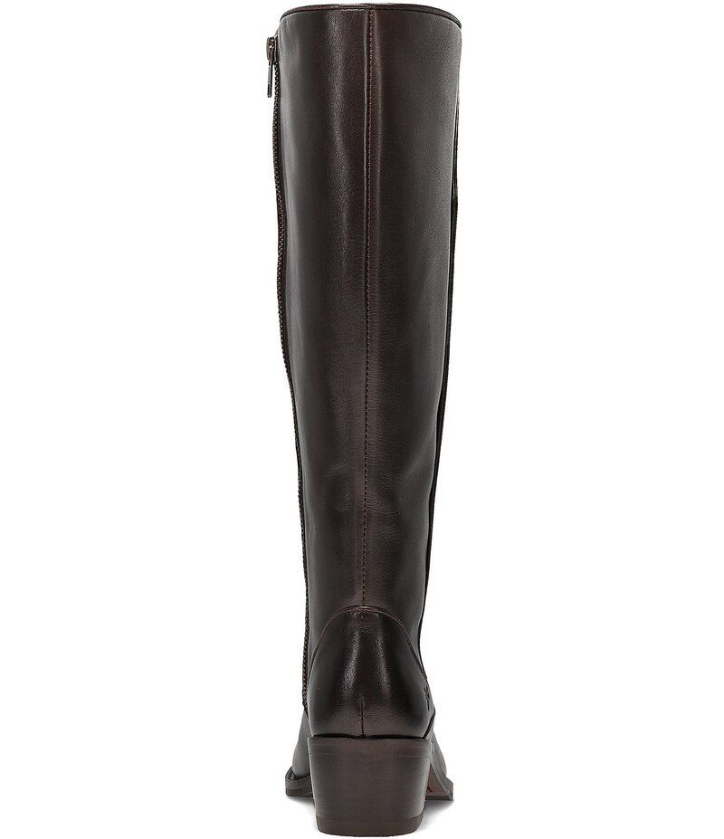 フライ レディース シューズ ブーツ・レインブーツ トール レザー Frye Carson 2 Piping Leather Tall Boots Dark Brown ブラウン