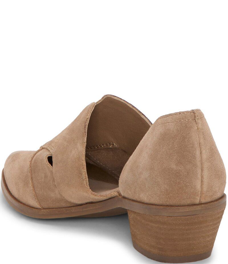 ラッキーブランド レディース シューズ ブーツ・レインブーツ カットアウト スエード Lucky Brand Minnsy Suede Cutout Shooties Porcini