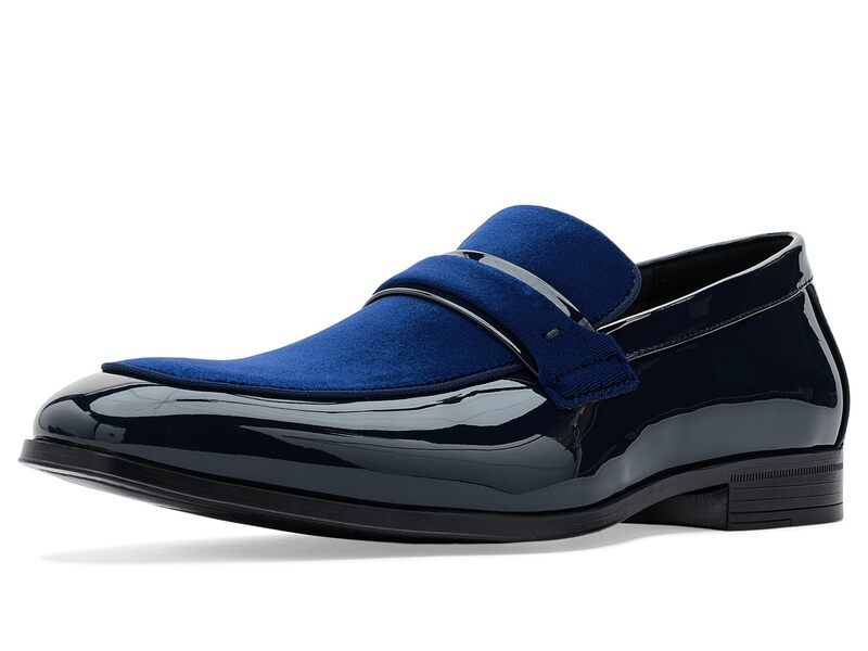 ステイシーアダムス メンズ シューズ オックスフォード Stacy Adamspratley Saddle SlipOnavy ネイビー