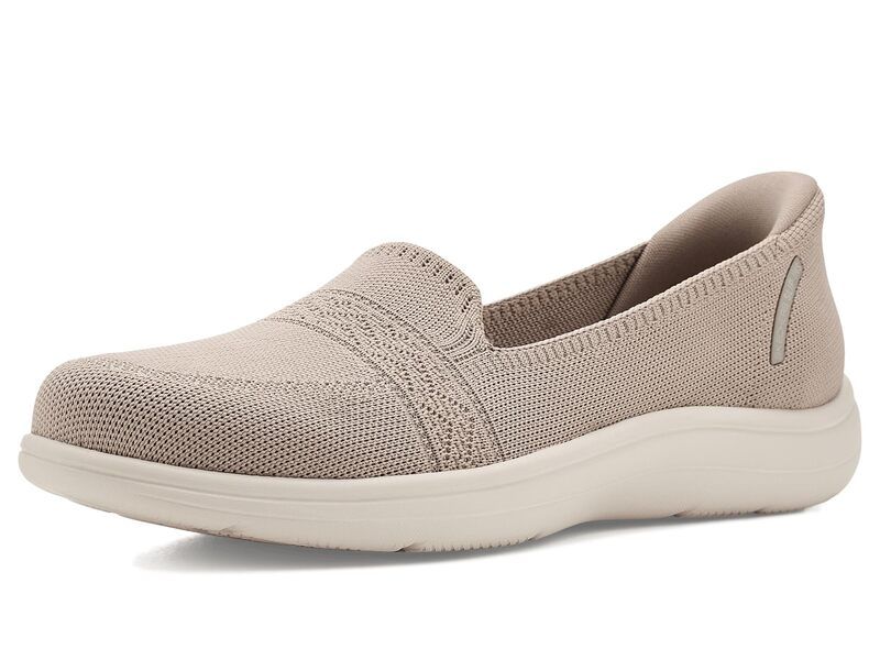 スケッチャーズ レディース シューズ スリッポン・ローファー SKECHERS Hands Free SlipIns OnTheGo Flex Radiant Sloane Taupe トープ