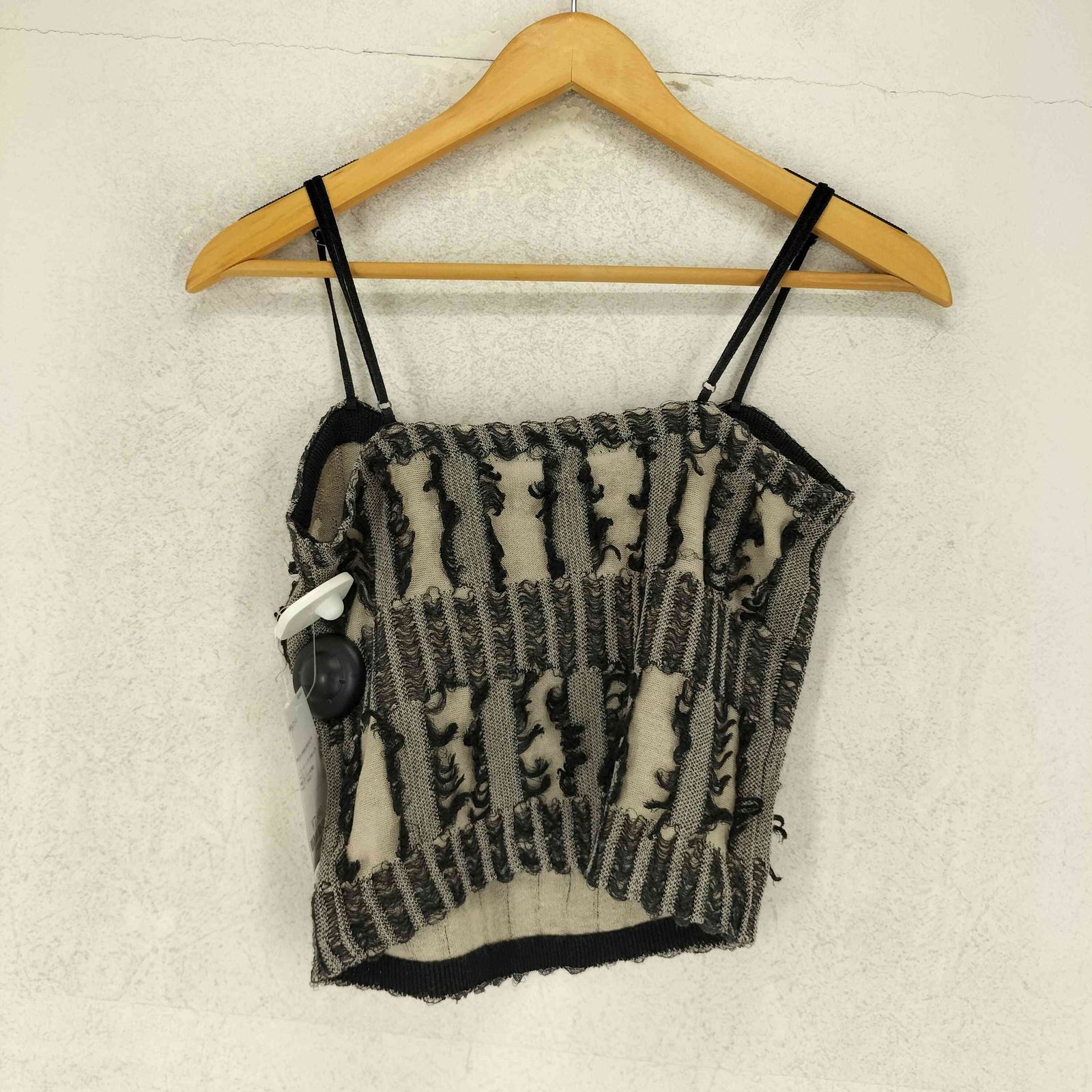 アメリ AMERI MANY WAY JACQUARD SHORT KNIT TOP レディース S