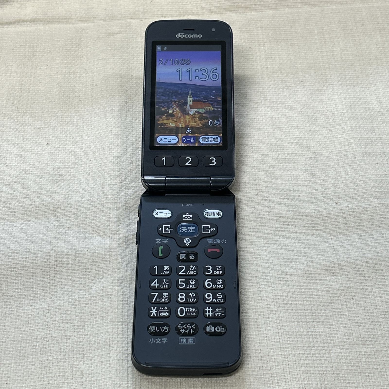 中古】らくらくホン F-41F docomo 富士通 - メルカリ