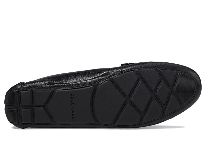 コールハーン レディース シューズ スリッポン・ローファー Cole Haan Emmie Knot Drivers Black Leather ブラック