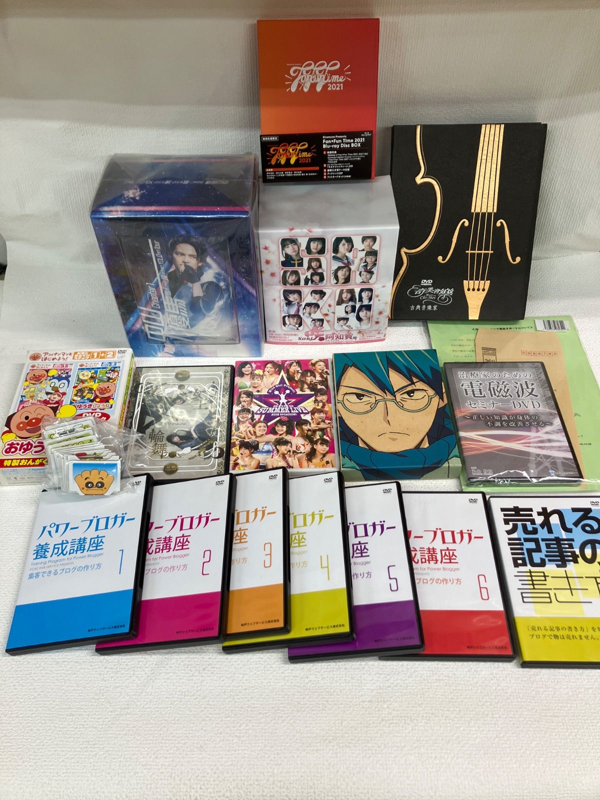 ☆① ジャンク ジャンルいろいろ DVDまとめ売り アニメ/教養/JPOP