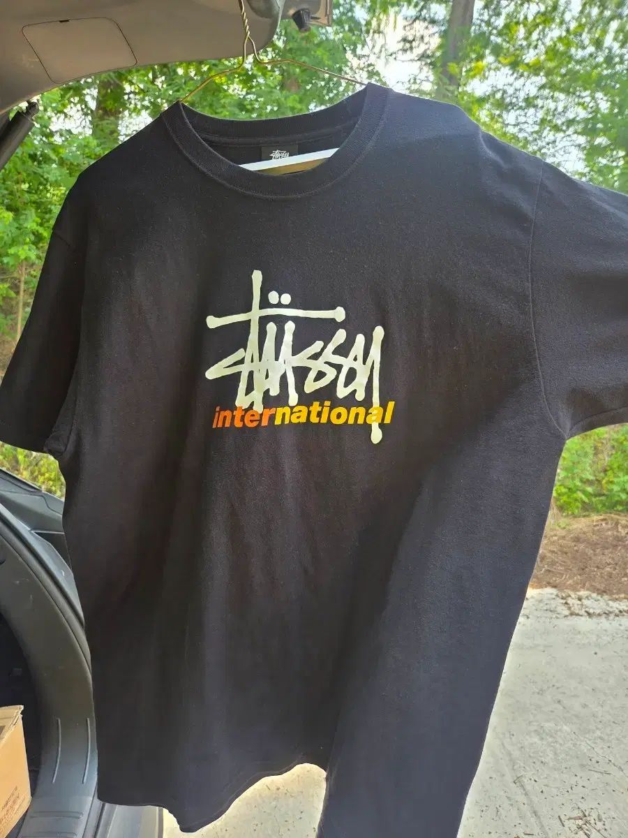 STUSSY INTERNATIONAL 半袖 Tシャツ ブラック