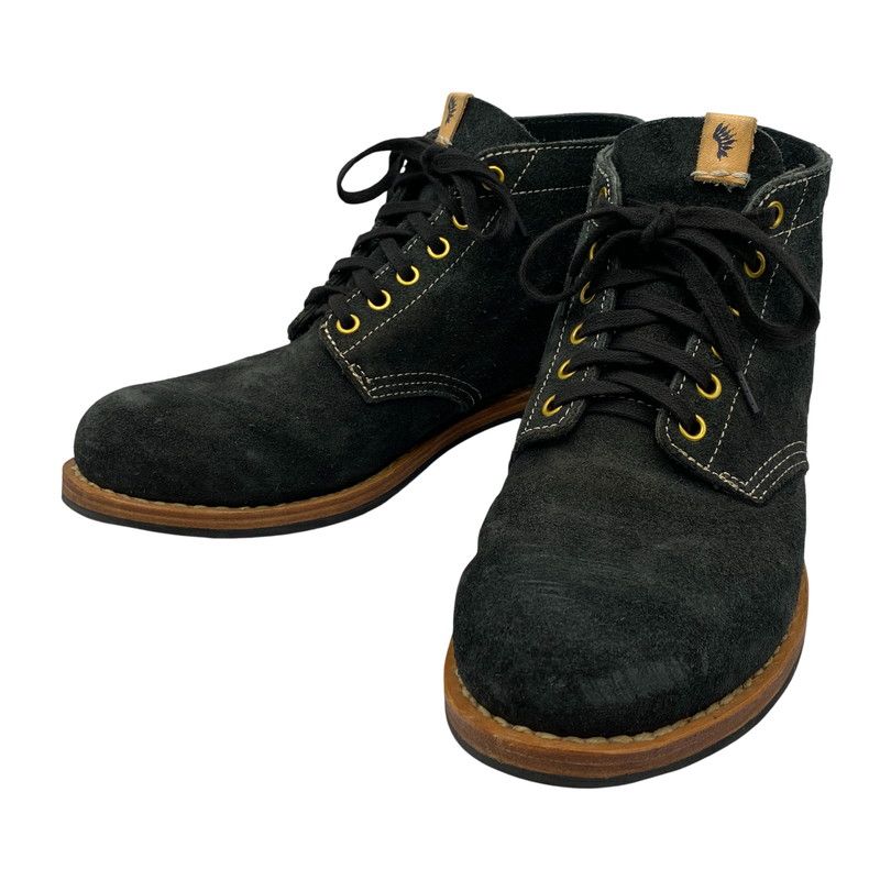 【中古品】 VISVIM ビズビム VIRGIL BRIGADIER BOOTS-FOLK SUEDE ヴァージル ブリゲイディア ブーツ フォーク スウェード シューズ 靴 【164-260618-cs-03-izu】