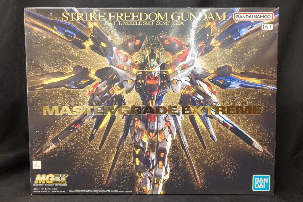 BANDAI SPIRITS MGEX 1/100 機動戦士ガンダムSEED DESTINY ストライクフリーダムガンダム/15+表記