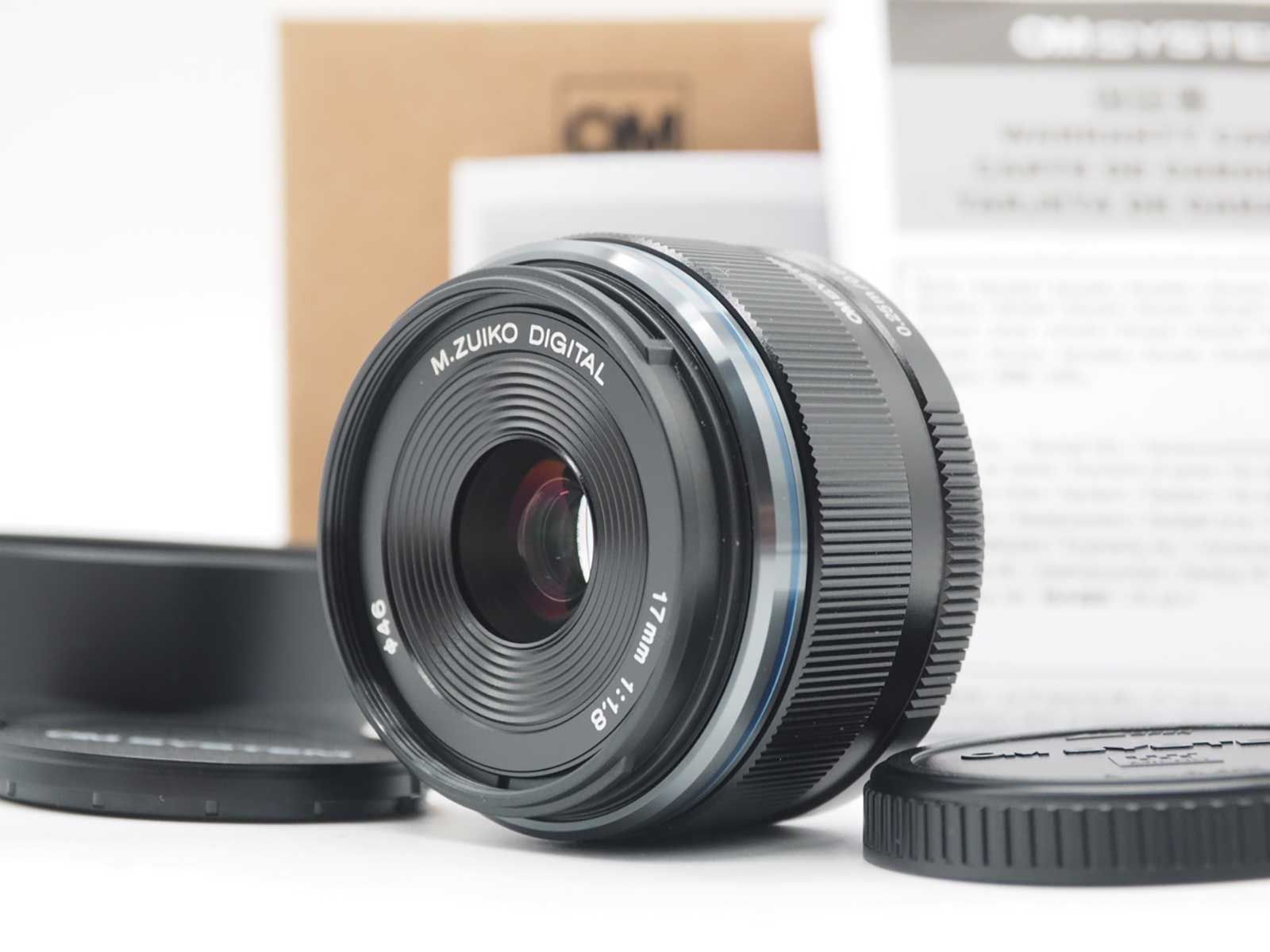 オリンパス Olympus M.Zuiko Digital 17mm f/1.8 II Lens black 元箱 [新品同様] #Z6371A