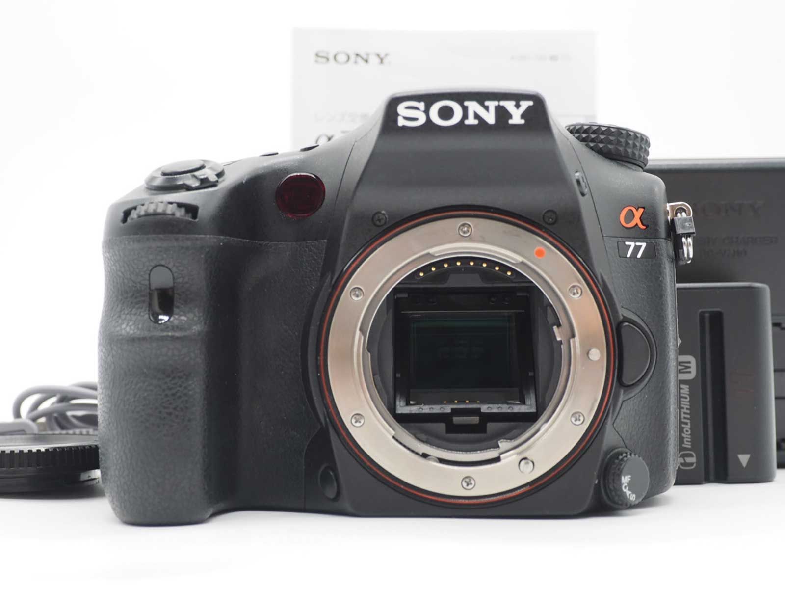 ソニー Sony Alpha a77 SLT-A77V 24.3MP Camera Black 20359 Shots [美品] #Z6376A