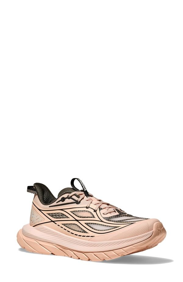 ホカオネオネ レディース シューズ スニーカー HOKA Mach Remastered Sneaker Tangerine Glow Asphalt Grey グレー