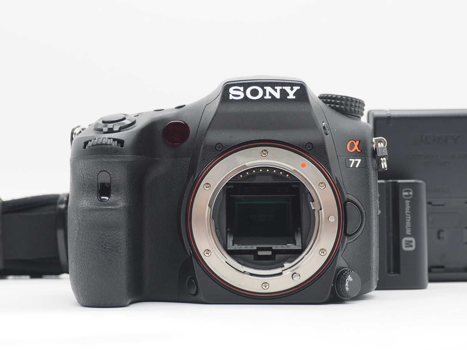ソニー Sony Alpha a77 SLT-A77V 24.3MP Camera Black 2774 Shots [良品] #Z6397A
