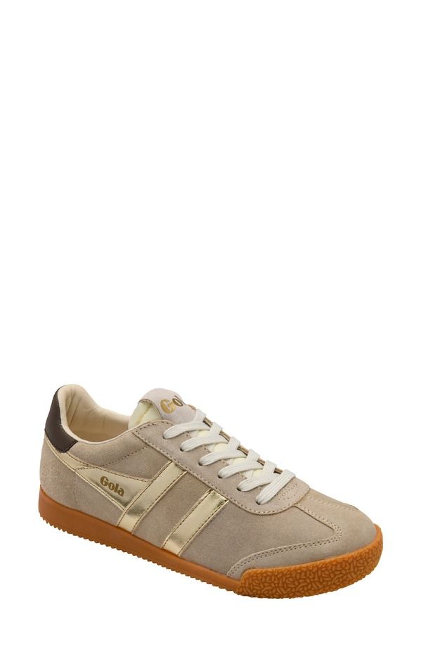 ゴラ レディース シューズ スニーカー Gola Elan Glitz Sneaker Bone Gold Dark Brown ブラウン