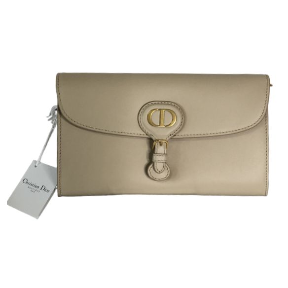 Dior ディオール ボビー チェーンウォレット チェーン欠品 キャラメル ベージュ レディース 中古 美品 T11343871