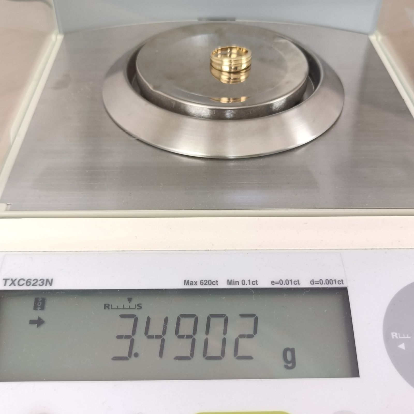 18金 K18 ジュエリーマキ デザインリング 3.49g 11号 Z1544 - メルカリ