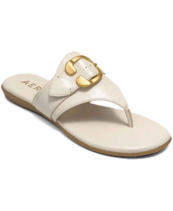 エアロソールズ レディース シューズ サンダル Aerosoles Womens Glitz Open Toe Flat Sandals Eggnog
