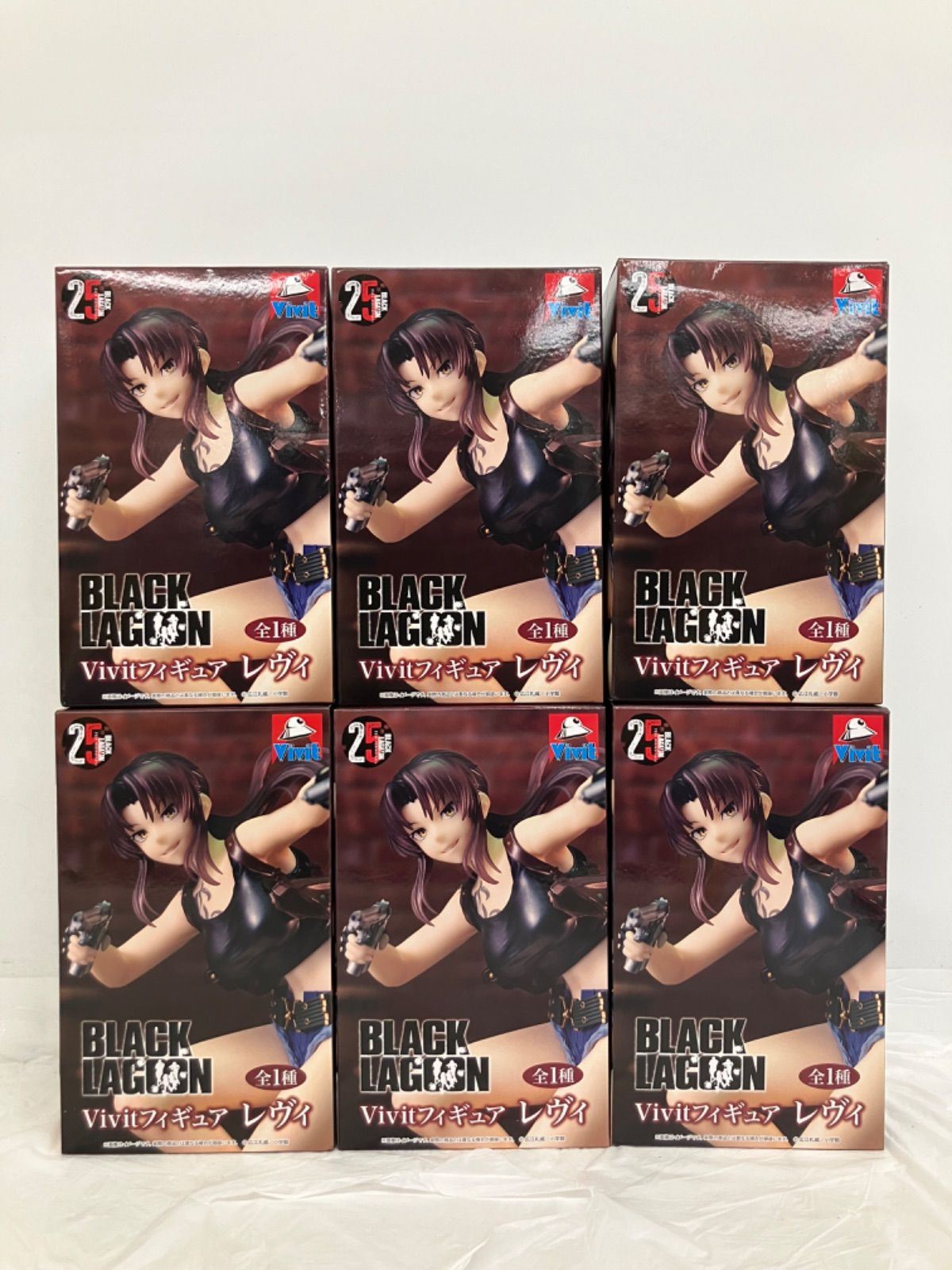 未開封 BLACK LAGOON Vivit フィギュア レヴィ 6個セット LF6804 f107
