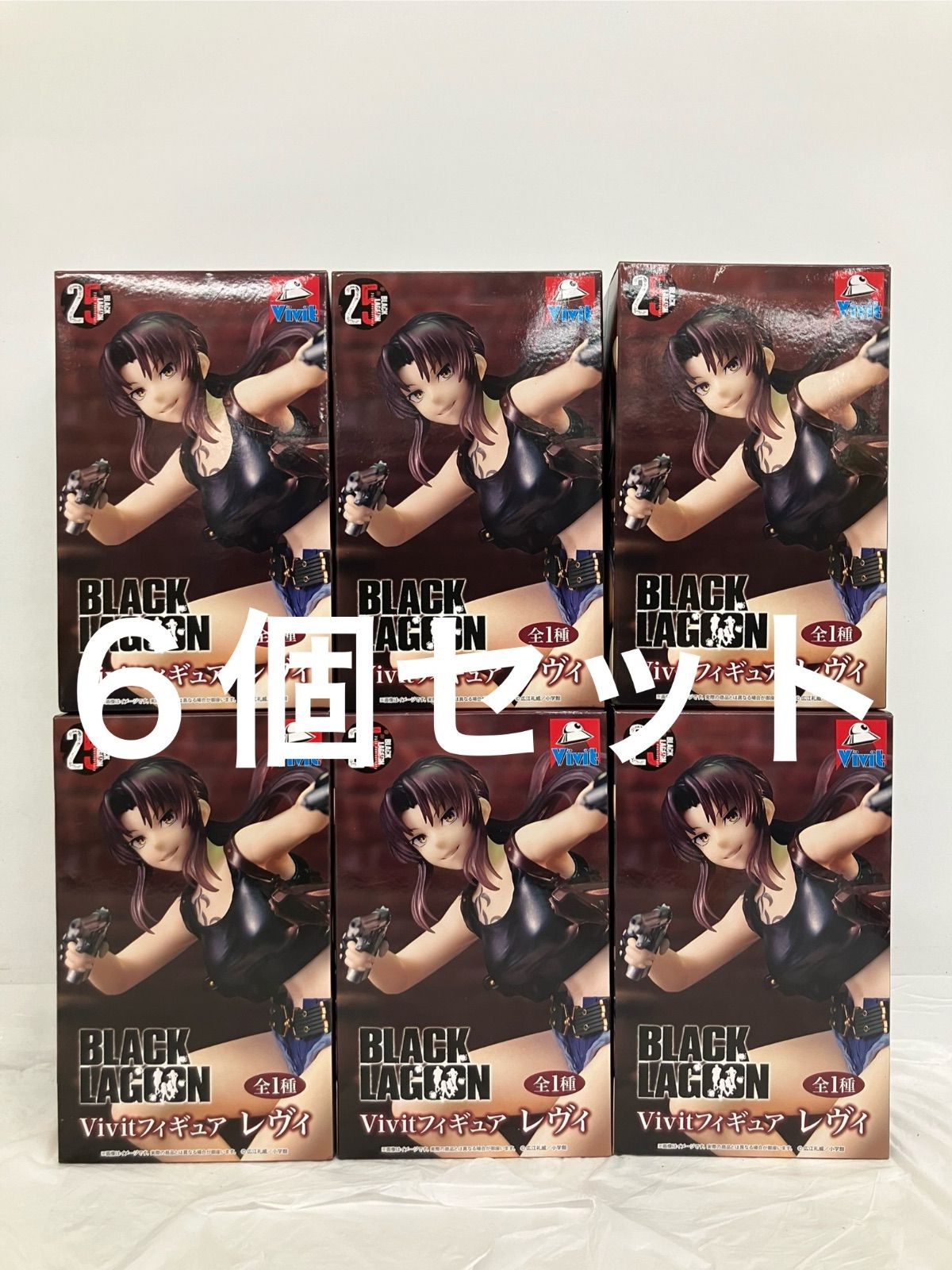 未開封 BLACK LAGOON Vivit フィギュア レヴィ 6個セット LF6804 f107